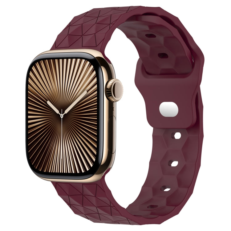 Football Texture Silicone Watch Band, For Apple Watch Series 10 46mm, For Apple Watch Series 10 42mm
